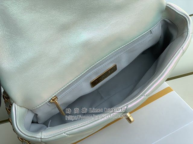Chanel女包 香奈兒專櫃最新款幻彩19手袋小號口蓋包 Chanel斜挎單肩手提鏈條女包 1160  djc4314